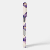 紫の金ゴールド蝶 Case-Mate iPhoneケース (裏面 / 右)