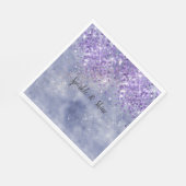 紫の金ゴールド スタンダードランチョンナプキン (角)