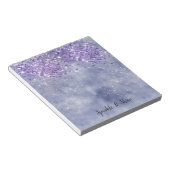 紫の金ゴールド ノートパッド (アングル)