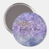 紫の金ゴールド マグネット (正面/裏面)