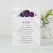 紫の銀フローラ座席表 招待状 (スタンド正面)