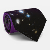 紫の銀河団の宇宙画像 ネクタイ (ロール)