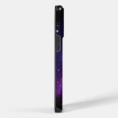 紫の銀河系クラスター天写真 iPhoneケース (右側面)