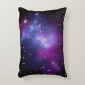紫の銀河系クラスタ アクセントクッション (正面(垂直))
