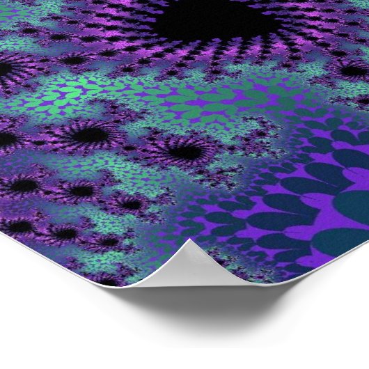 紫の閉塞 ポスター (角)