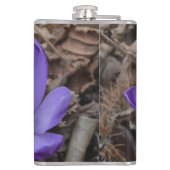 紫の開花林クロッカス フラスク (裏面)