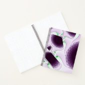 紫の陰影の中で ノートブック (内部)