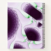 紫の陰影の中で ノートブック (裏面)