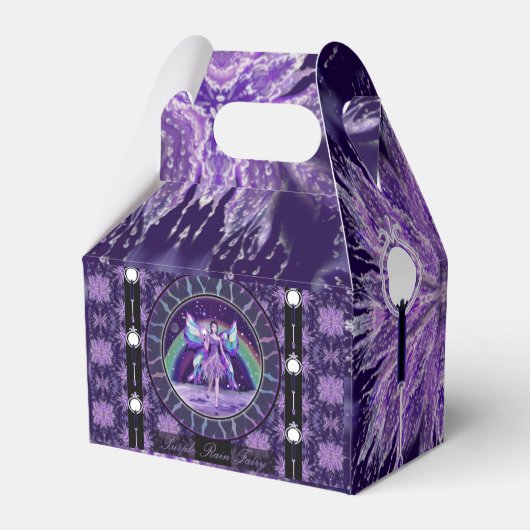 紫の雨の妖精のお願い箱 フェイバーボックス (裏面サイド)
