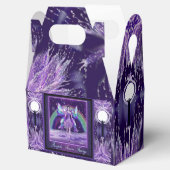 紫の雨の妖精のお願い箱 フェイバーボックス (オープン)