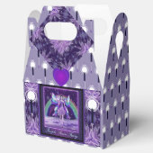 紫の雨の妖精のお願い箱 フェイバーボックス