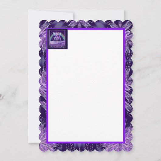 紫の雨の妖精 (裏面)