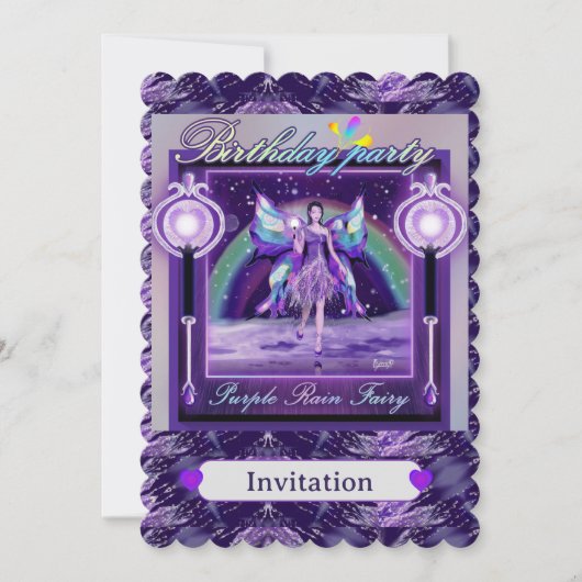 紫の雨の妖精 (正面)