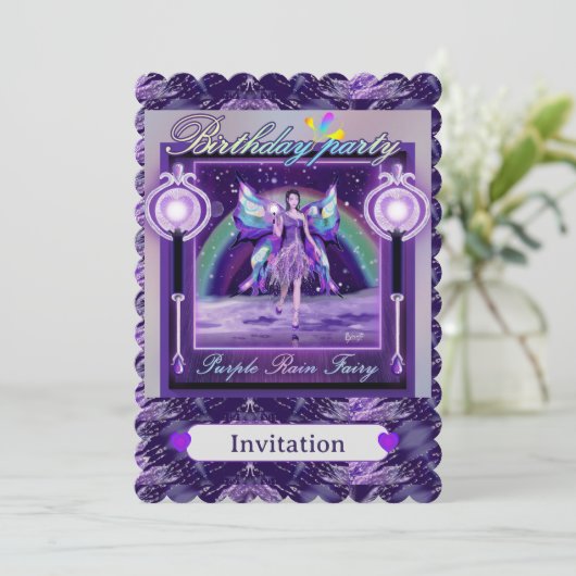 紫の雨の妖精 (スタンド正面)