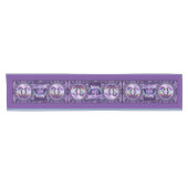 紫の雨の妖精 ショートテーブルランナー (横)