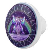 紫の雨の妖精 セラミックノブ (右)