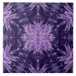 紫の雨の妖精 タイル