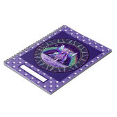 紫の雨の妖精 ノートブック (左側)