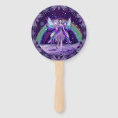 紫の雨の妖精 ハンドファン (正面)