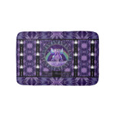紫の雨の妖精 バスマット (正面)