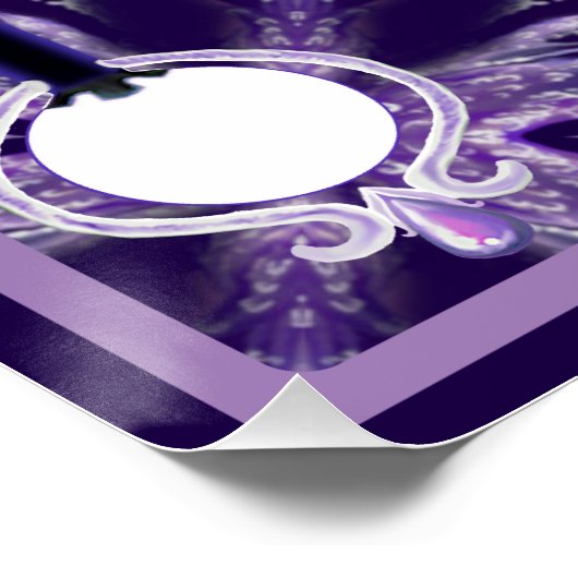 紫の雨の妖精 ポスター (コーナー)