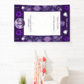 紫の雨の妖精 横断幕 (インサイチュ)