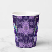 紫の雨の妖精 紙コップ (左)