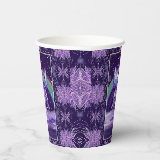 紫の雨の妖精 紙コップ (右)