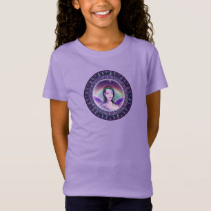 紫の雨の妖精Tシャツ Tシャツ