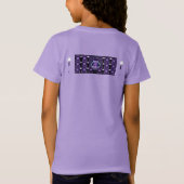 紫の雨の妖精Tシャツ Tシャツ (裏面)