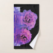 紫の雨-バスタオルセット バスタオルセット (ハンドタオル)