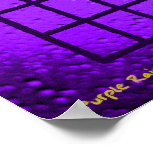 紫の雨(Bb add9) ポスター (角)