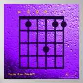 紫の雨(Bb add9) ポスター (正面)