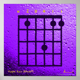 紫の雨(Bb add9) ポスター