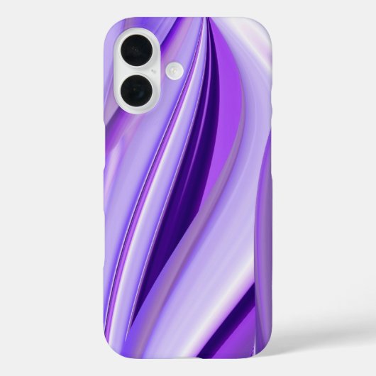 紫の雪の夢 , アブストラクトファンタジー レインボーアート Case-Mate iPhoneケース (裏面)