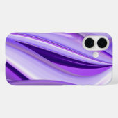 紫の雪の夢 , アブストラクトファンタジー レインボーアート Case-Mate iPhoneケース (裏面 (横))