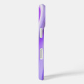 紫の雪の夢 , アブストラクトファンタジー レインボーアート Case-Mate iPhoneケース (裏面 / 右)