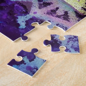 紫の雪 ジグソーパズル (側面)