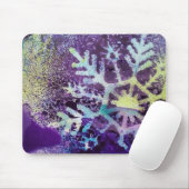 紫の雪 マウスパッド (マウス)
