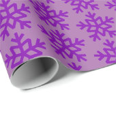 紫の雪 ラッピングペーパー (ロールコーナー)