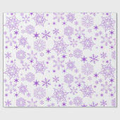 紫の雪 ラッピングペーパー (フラット)