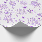 紫の雪 ラッピングペーパー (角)