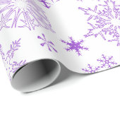 紫の雪 ラッピングペーパー (ロールコーナー)