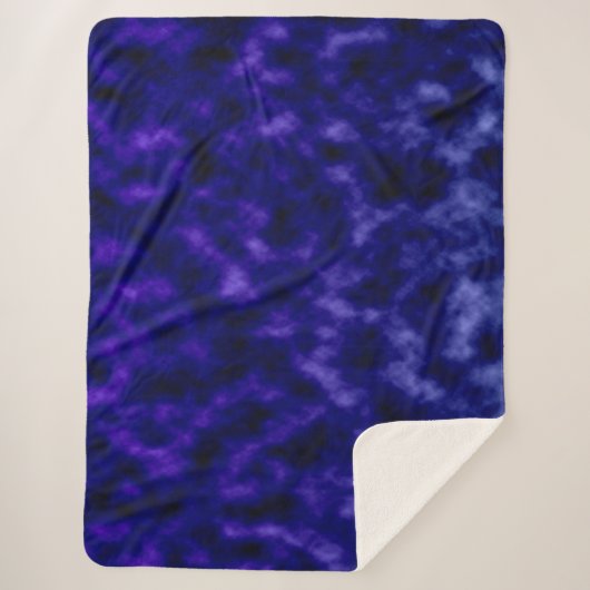 紫の雲 シェルパブランケット (正面)