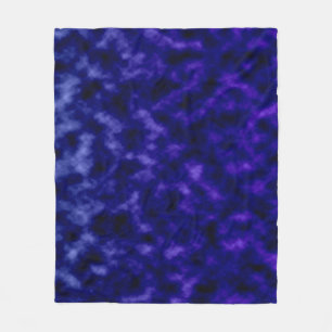 紫の雲 フリースブランケット