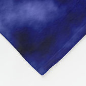 紫の雲 フリースブランケット (角)