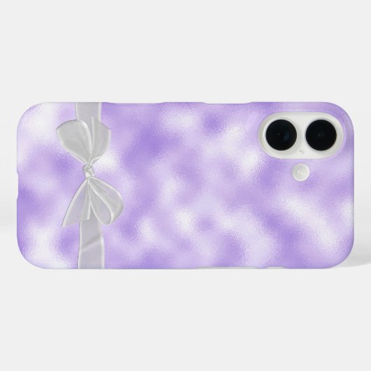 紫の霜の白い真弓 Case-Mate iPhoneケース (裏面 (横))