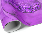 紫の霜降りの感覚 ラッピングペーパー (ロールコーナー)