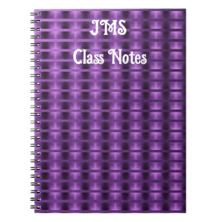 紫の霞の抽象芸術グラデーション – カスタマイズ可能 ノートブック