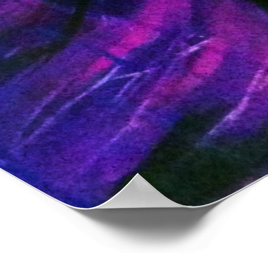 紫の霞 ポスター (角)